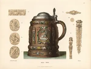 Tankard from the mid-17th century with Christian