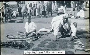 Tanzania Collection: Tanzania - Fish & Nut Vendors, Zanzibar City