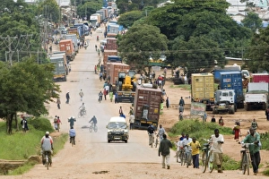 Tanzania Collection: Tanzania - Mbeya suburb near border with Zambia