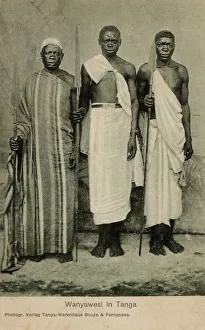 Tanzania Collection: Tanzania - Three Nyamwezi Men