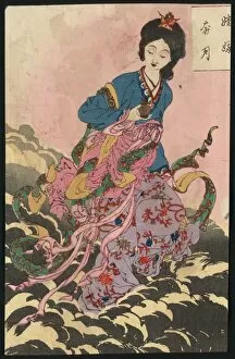 Taoist deity Chang-e who stole the elixir of immortality