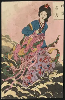 Taoist deity Chang-e who stole the elixir of immortality
