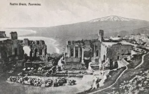 Etna Prints: Taormina, Sicily, Italy - Greek Theatre