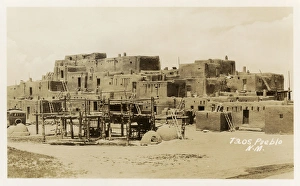 Images Dated 3rd August 2016: Taos Pueblo, New Mexico, USA