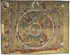 Tapestries Collection: Tapestry of Creation. 1st half 12th c. Romanesque
