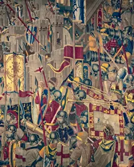Tapestry of Pastrana. end 15th c. SPAIN. Pastrana