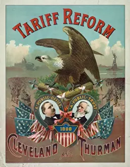 Tariff Prints: Tariff reform. Cleveland and Thurman