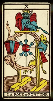 Good Prints: Tarot Card 10 - La Roue de Fortune (The Wheel of Fortune)