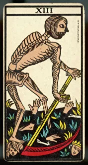 Skeleton Gallery: Tarot Card 13 - La Mort (Death)