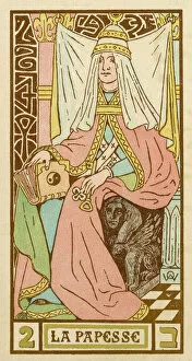 Equality Gallery: Tarot Card 2 - La Papesse (The Female Pope)