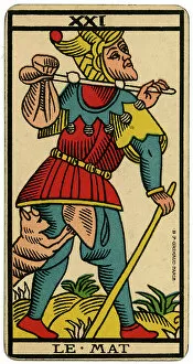 Staff Collection: Tarot Card 22 - Le Fou (The Fool)