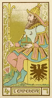 Images Dated 11th October 2007: Tarot Card 4 - L Empereur (The Emperor)