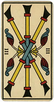 Tarot Card - Baton III