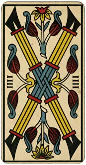 Tarot Collection: Tarot Card - Baton IIII