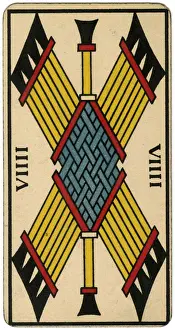 Telling Prints: Tarot Card - Baton VIIII (IX)