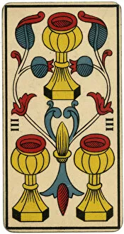 Cups Gallery: Tarot Card - Coupe (Cup) III