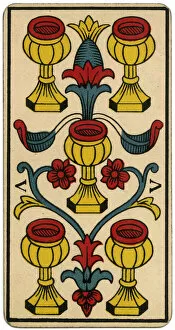 Cups Gallery: Tarot Card - Coupe (Cup) V