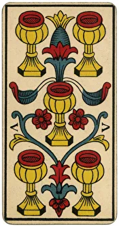 Cups Gallery: Tarot Card - Coupe (Cup) V