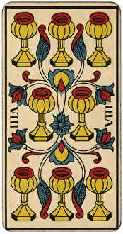 Tarot Collection: Tarot Card - Coupe (Cup) VIII
