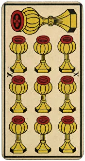 Tarot Collection: Tarot Card - Coupe (Cup) X