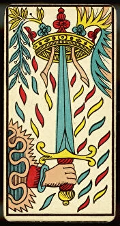 Tarot Collection: Tarot Card - As d Epee (Ace of Swords)