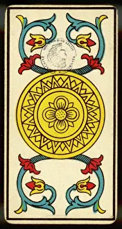 Coin Prints: Tarot Card - As de Deniers (Ace of Coins)