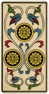 Tarot Collection: Tarot Card - Deniers (Coins) III