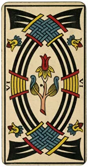 Images Dated 30th July 2019: Tarot Card - Epees (Swords) VI