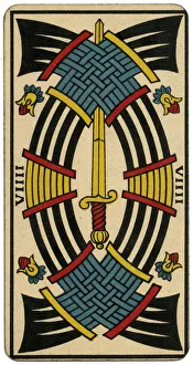 Tarot Collection: Tarot Card - Epees (Swords) VIIII (IX)