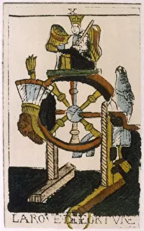 Roue Prints: Tarot Card Wheel Fortune