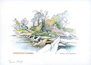 Whitworth Prints: Tarr Steps, Exmoor