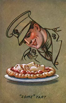 Rosy Collection: Some Tart - WW1 humorous postcard