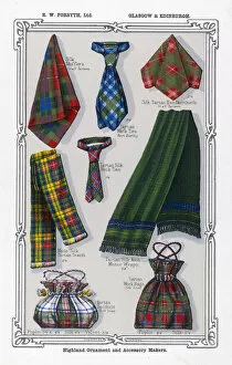 Knit Gallery: Tartan Accessories 1902