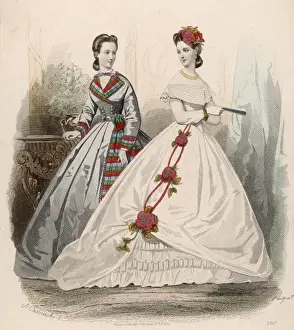 Demi Prints: Tartan Trim Dress 1865