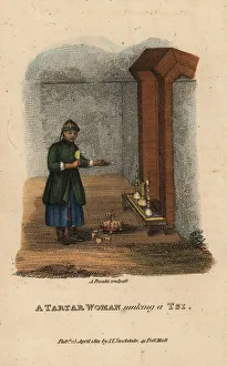 Tartar Woman making a Tsi Tartar Woman making a Tsi