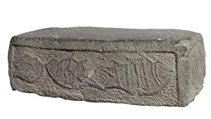 Megalithic Prints: Tarxien Phase (3000 BC to 2500 BC). Stone block