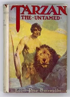 Burroughs Gallery: Tarzan & Lion / Untamed