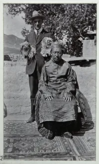 Tibet Prints: Tashi Lama and Mr Gould