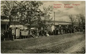 Flea Prints: Tashkent, Uzbekistan - Flea Market at the side of the street