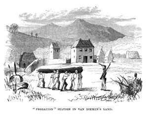 Convicts Prints: Tasmanian Probation Station