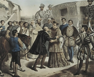 Lithographies Collection: TASSO, Torcuato (1544-1595). Italian poet. Tasso