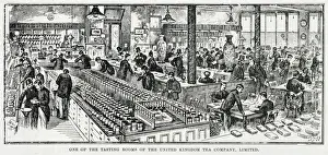Beverage Prints: Tasting room, United Kingdom Tea Company, London