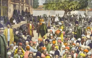 Tatars Prints: Tatars in the Mosque
