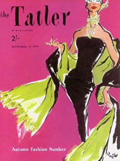Dresses Collection: The Tatler Autumn Fashion Number 1955