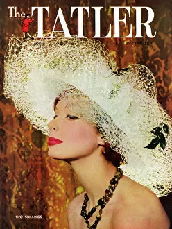 Headwear Collection: Tatler front cover, 1958