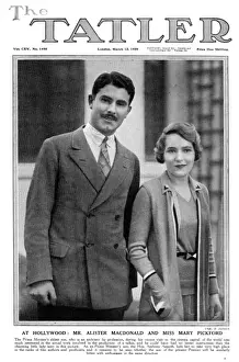 Ramsay Prints: Tatler cover - Alister Macdonald and Mary Pickford