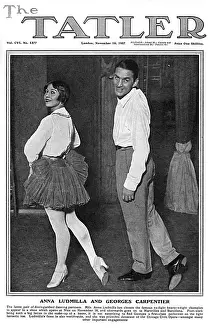 Boxers Prints: Tatler cover - Anna Ludmilla and Jack Dempsey