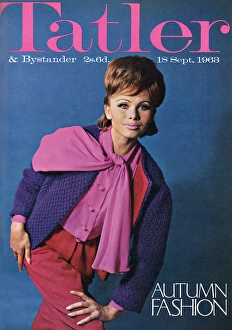Tatler front cover, Autumn Fashion 1963