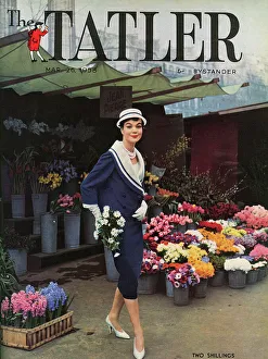 Stalls Collection: Tatler cover - Christian Dior suit