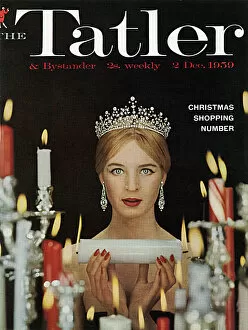 Images Dated 7th January 2016: Tatler cover - Christmas Shopping Number 1959